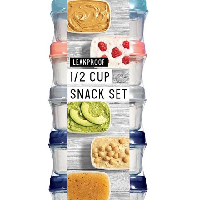 1/2 cup Snack Containers - Set of 5