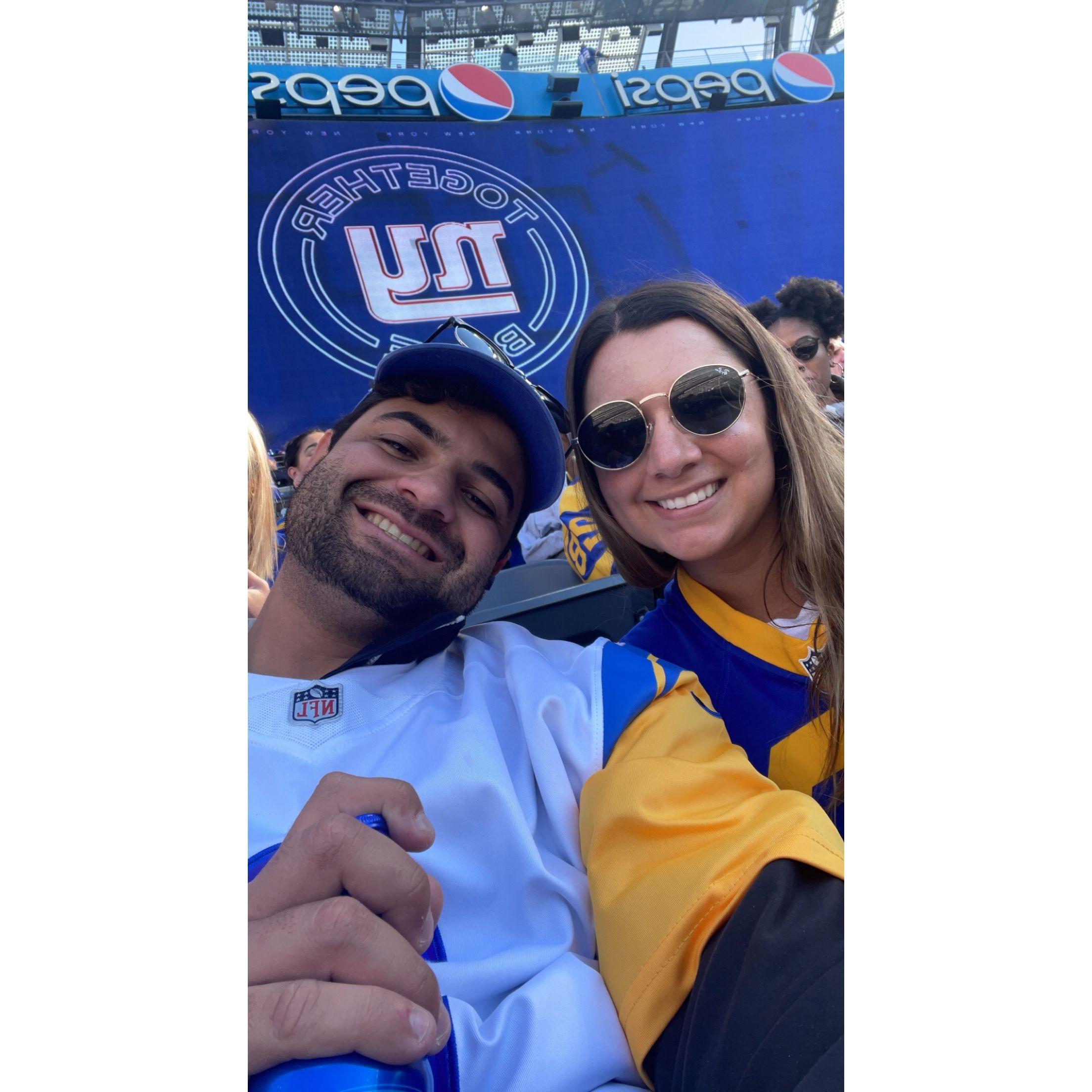In NY for the Rams vs Giants game