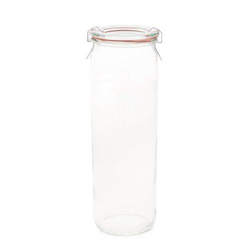 Weck 905 Cylindrical Jars, 16.9 Ounce - Set of 6