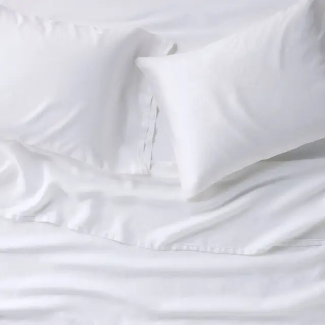 King 100% Linen Sheet Set White - Casaluna™