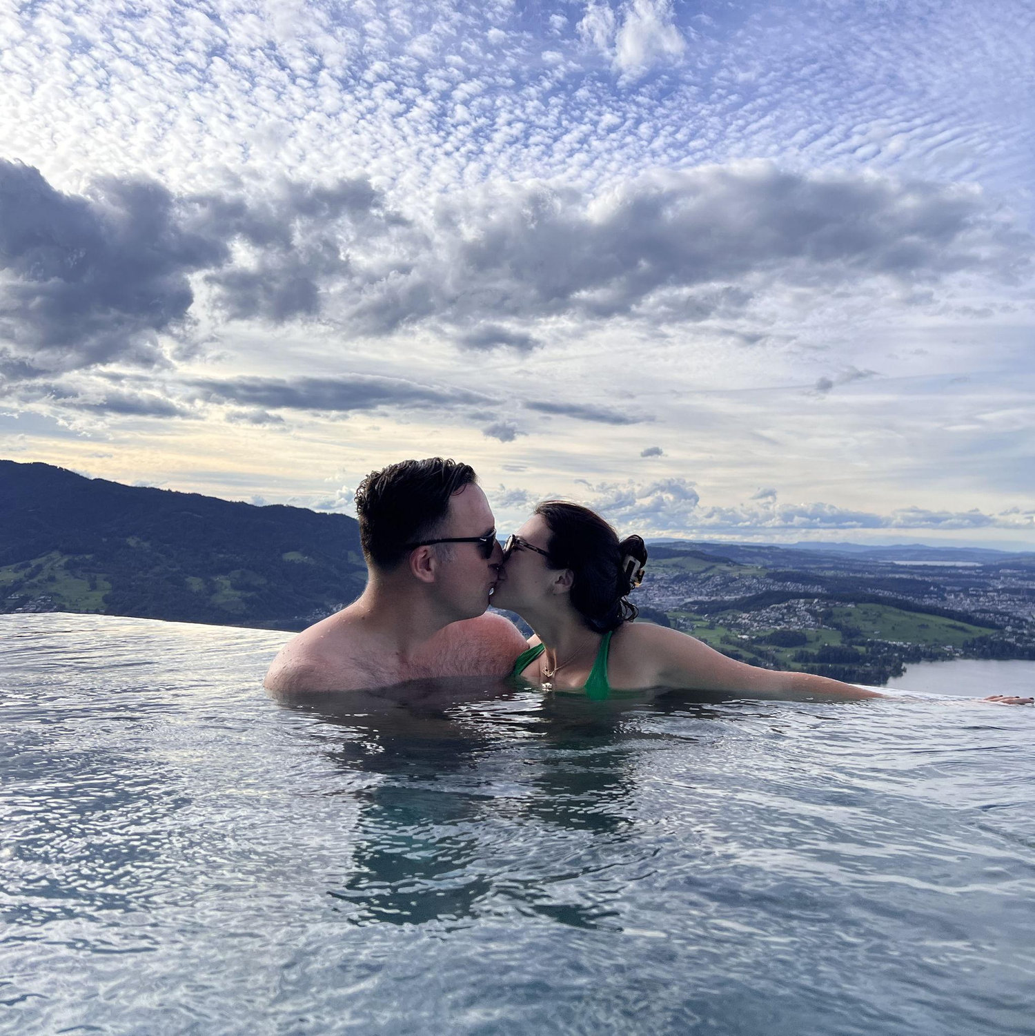 The most beautiful view in Lucerne, besides Paulina.