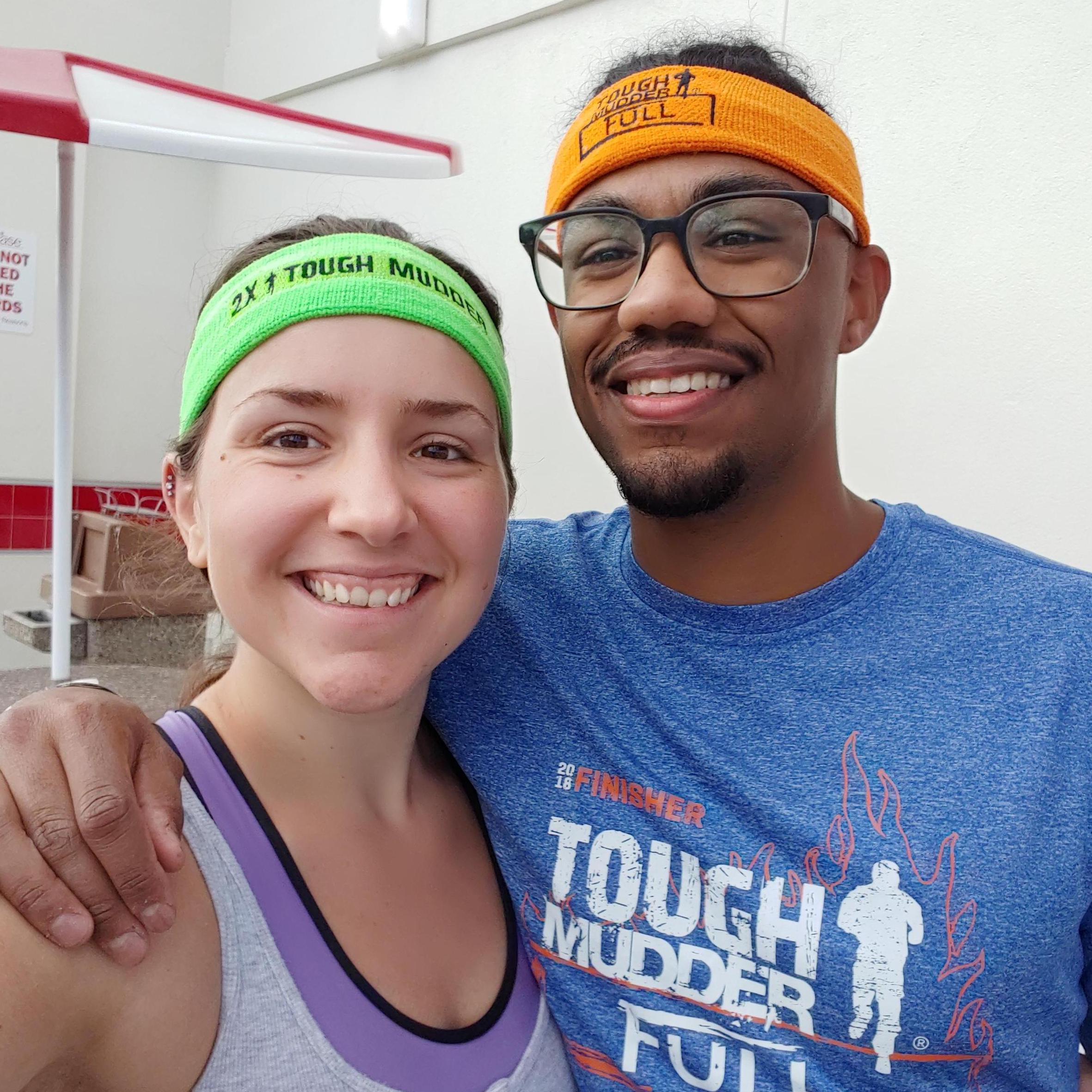 That time we did a Tough Mudder race together! October 2018