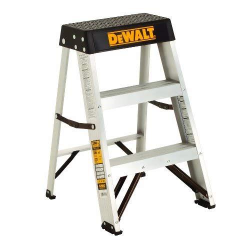 DeWalt DXL2010-02 2-Feet Aluminum Stepladder Type IA with 300-Pound Duty Rating, 2-Feet