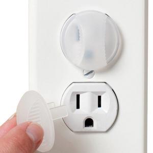 KidCo Electrical Outlet Caps - Clear - 12 ct
