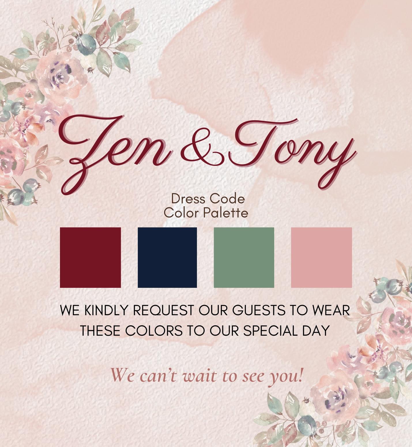 The Wedding Website of Gianna ZenHuai and Tony George