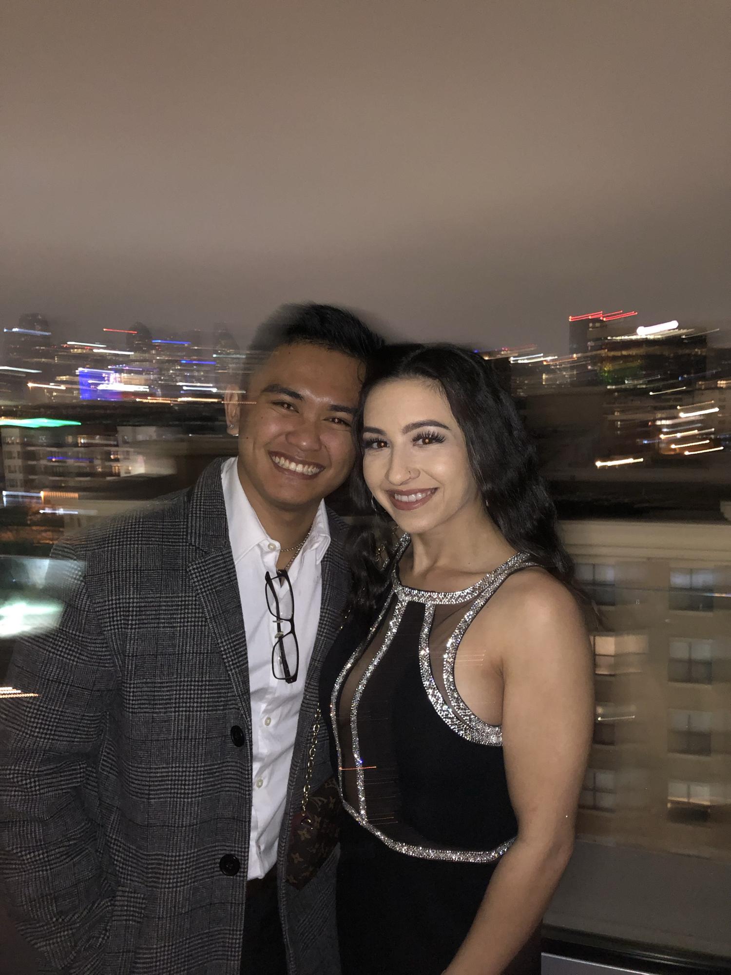NYE! The only good picture we got together because we asked a stranger for this photo