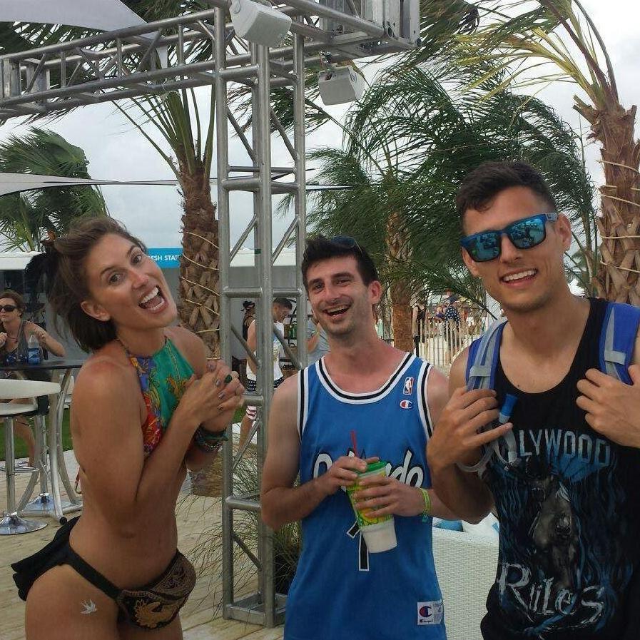 First time Erin met Alex at Hangout 2015. Also one of the first photos of Adam and I together.
