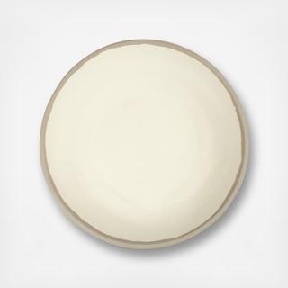 Potter Stone BPA Free Melamine Bamboo Dinner Plate, Set of 4