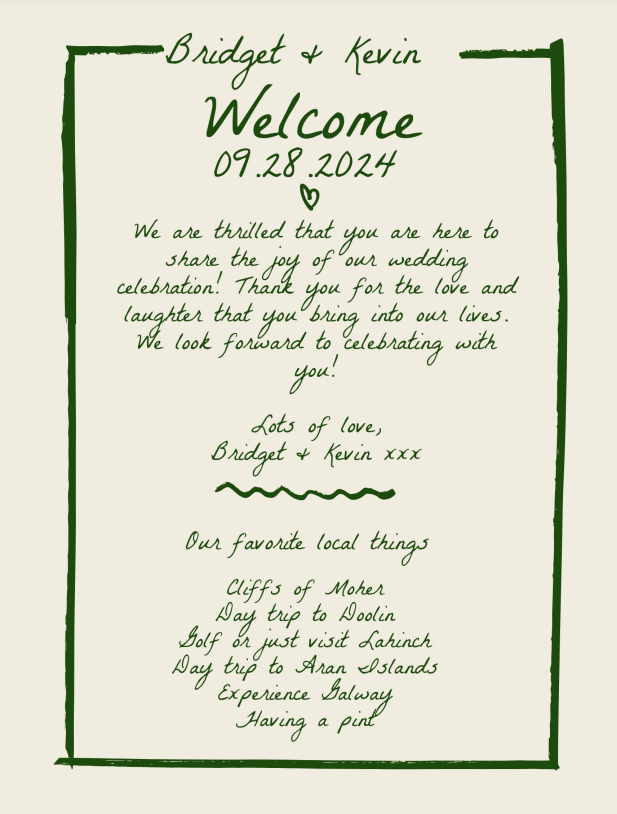 The Wedding Website of Bridget Munnelly and Kevin Guiliano