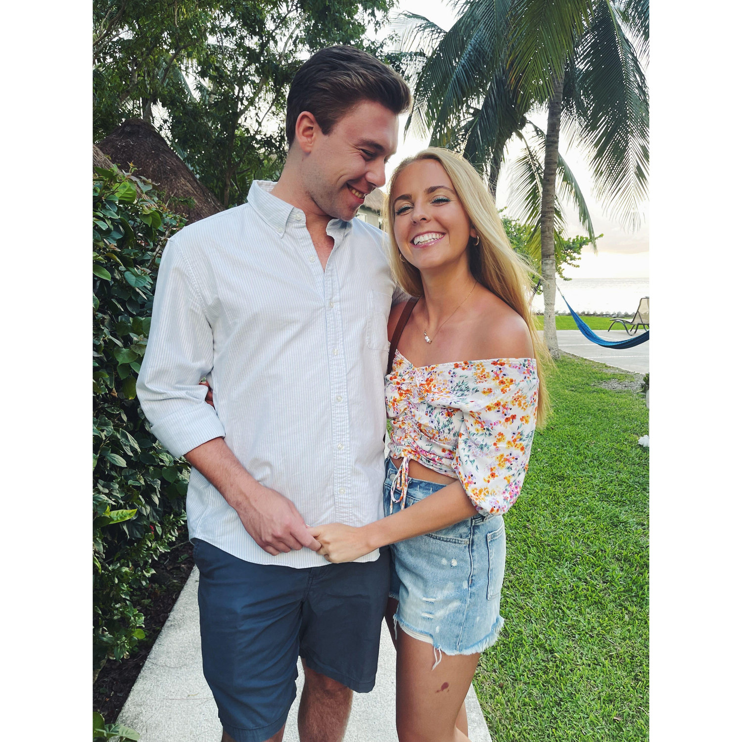 Ben had his best hair day ever in Mexico with KB and the Butcher family, but nobody cared because she shone too hard