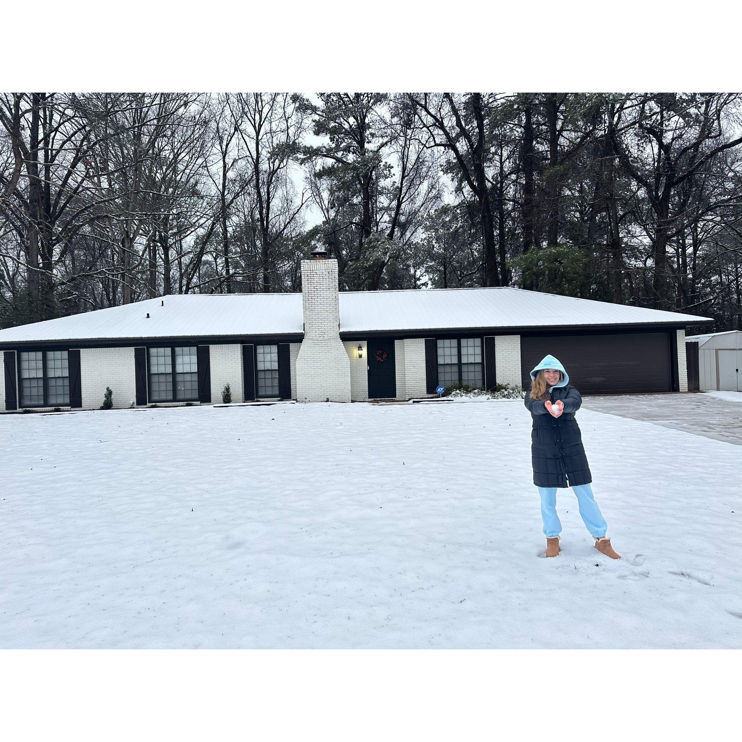 Our first house and first shared space together!