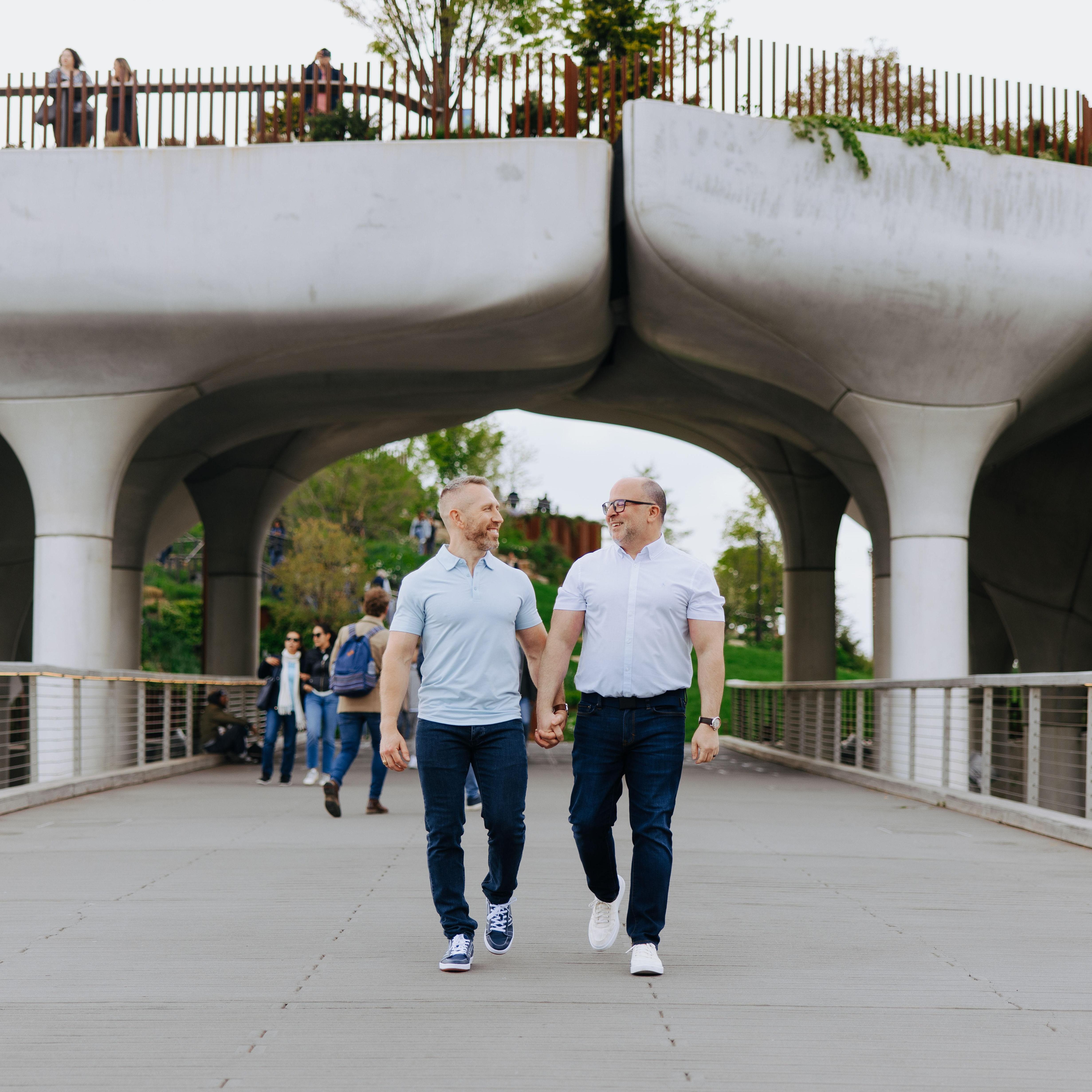 engagement photo session - little island, nyc