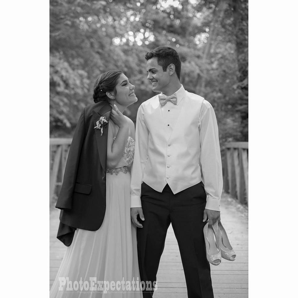 our very first high school dance together