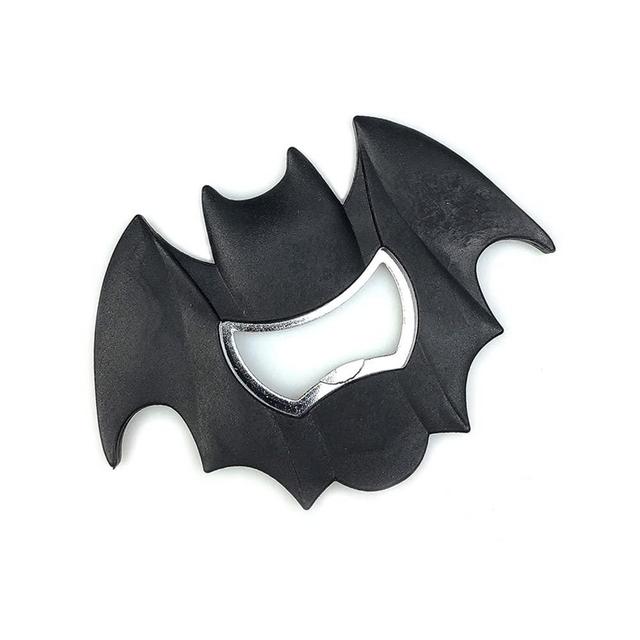 Bat Bottle Opener, Beer Bottle Opener Creative Fridge Magnet for Dad Boyfriend Bartender (1Pcs)
