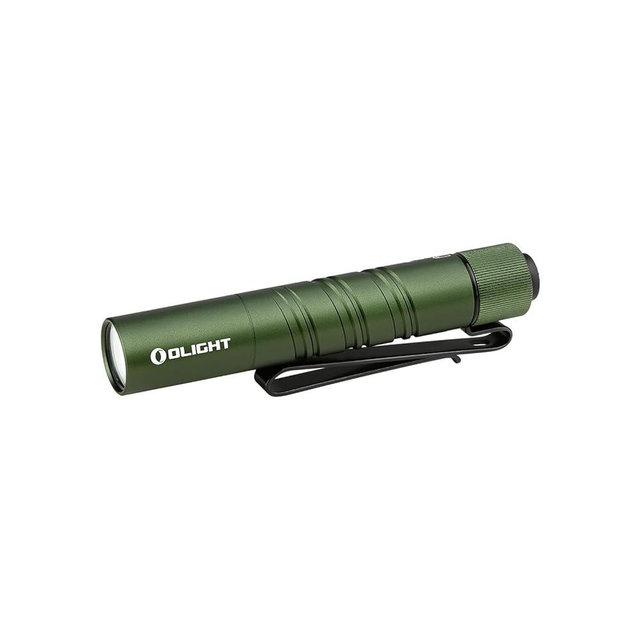 OLIGHT I3T 2 EOS Pocket EDC Flashlight, 200 Lumens Compact Bright Handheld Flash Lights, Dual-Output Tail Switch with AAA Battery and Two-Way Pocket Clip for Camping and Hiking (OD Green)