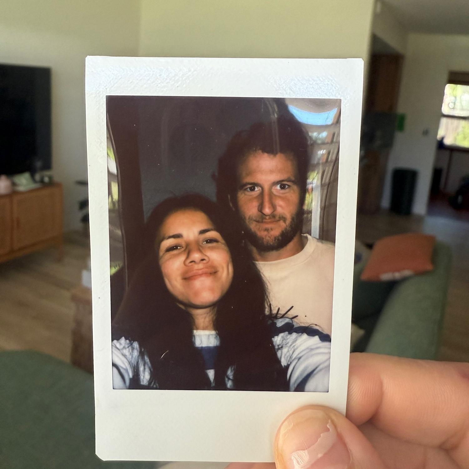 Our first photo together