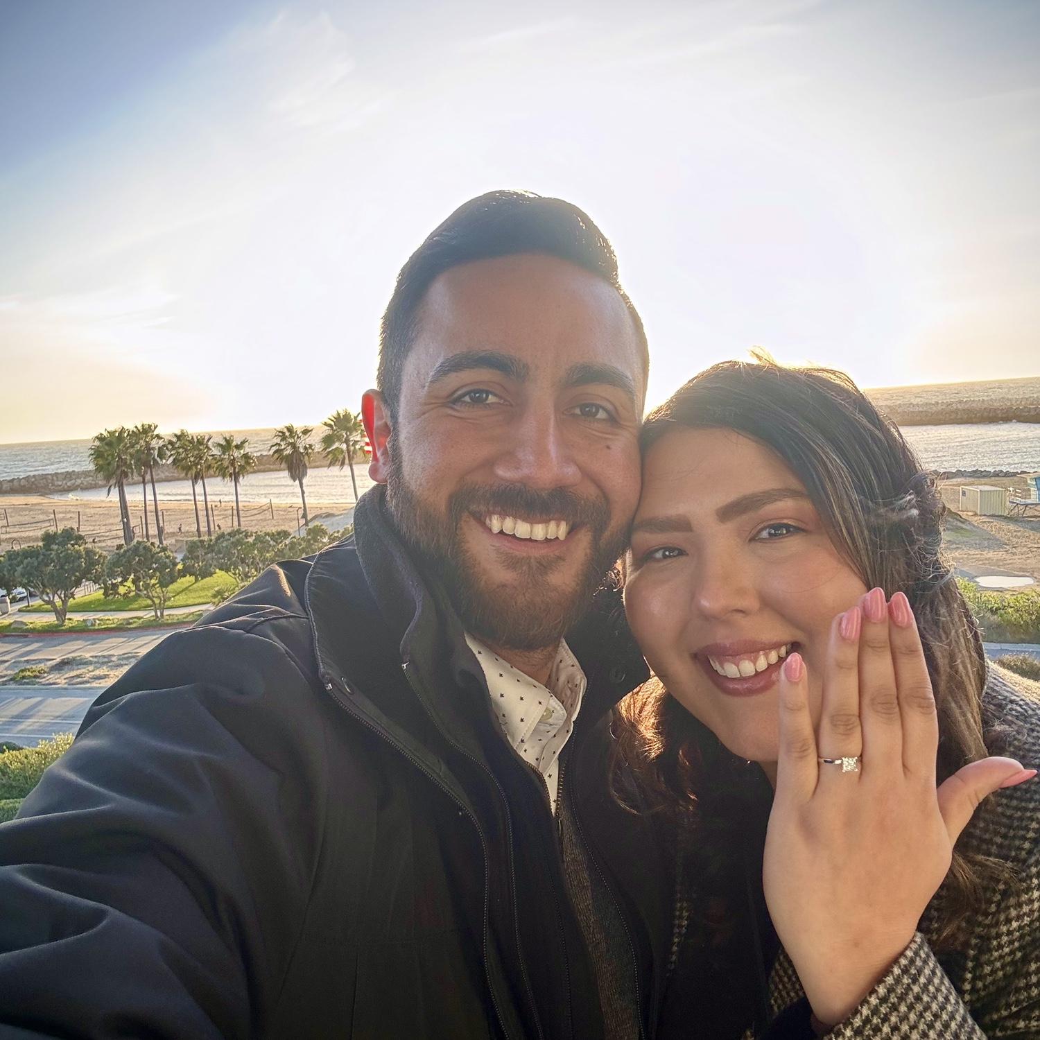Same spot he made it official and proposed