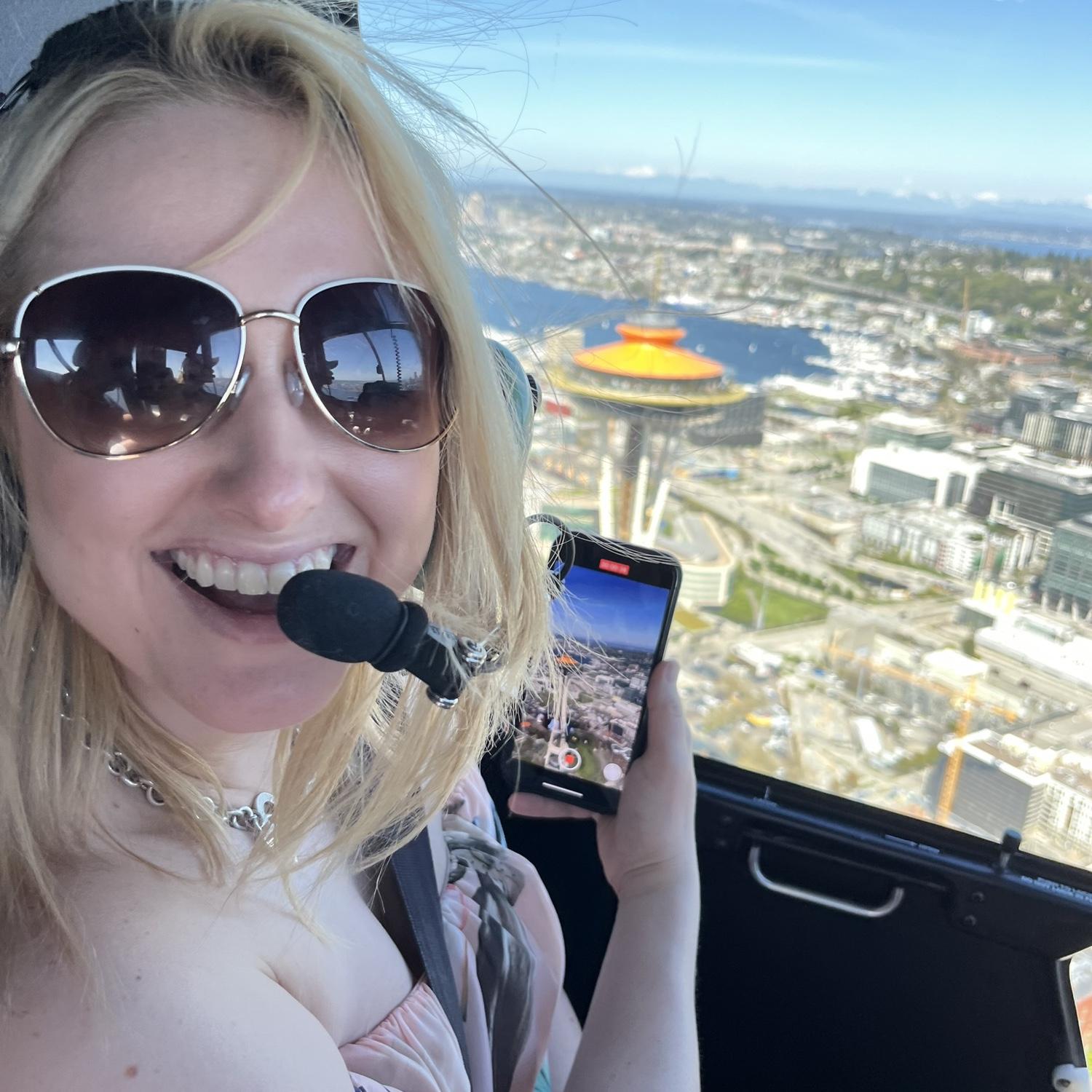 Dan surprised Petra with a helicopter date. She thought she was on the Bachelor!