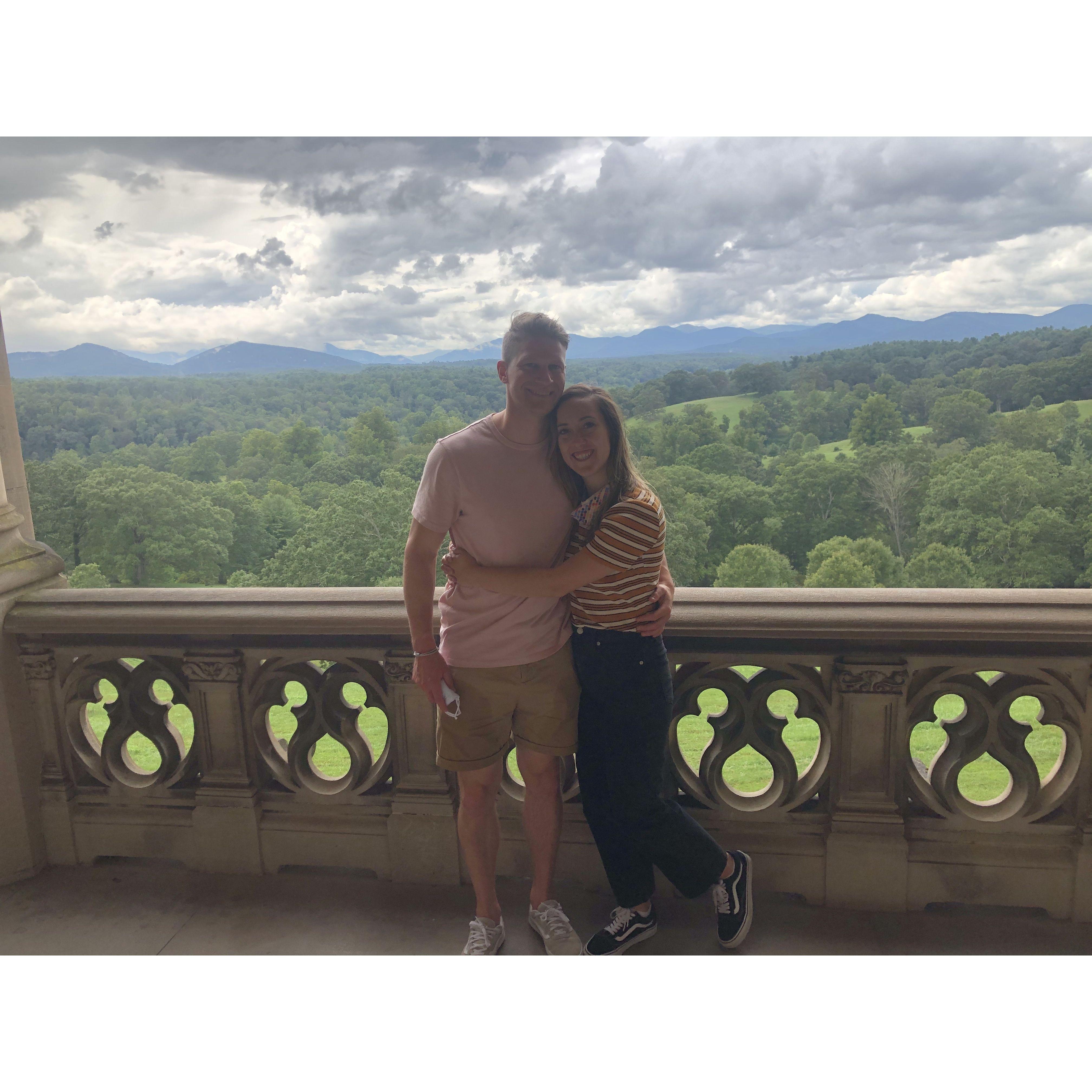 A & A visit Asheville, North Carolina. Amanda is VERY inspired by the Biltmore. September 2020
