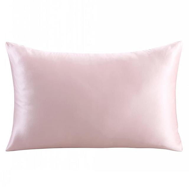 ZIMASILK 100% Mulberry Silk Pillowcase for Hair and Skin Health,Both Side 19 Momme Silk, Gift Packed,1pc (Standard20''x26', Pink)