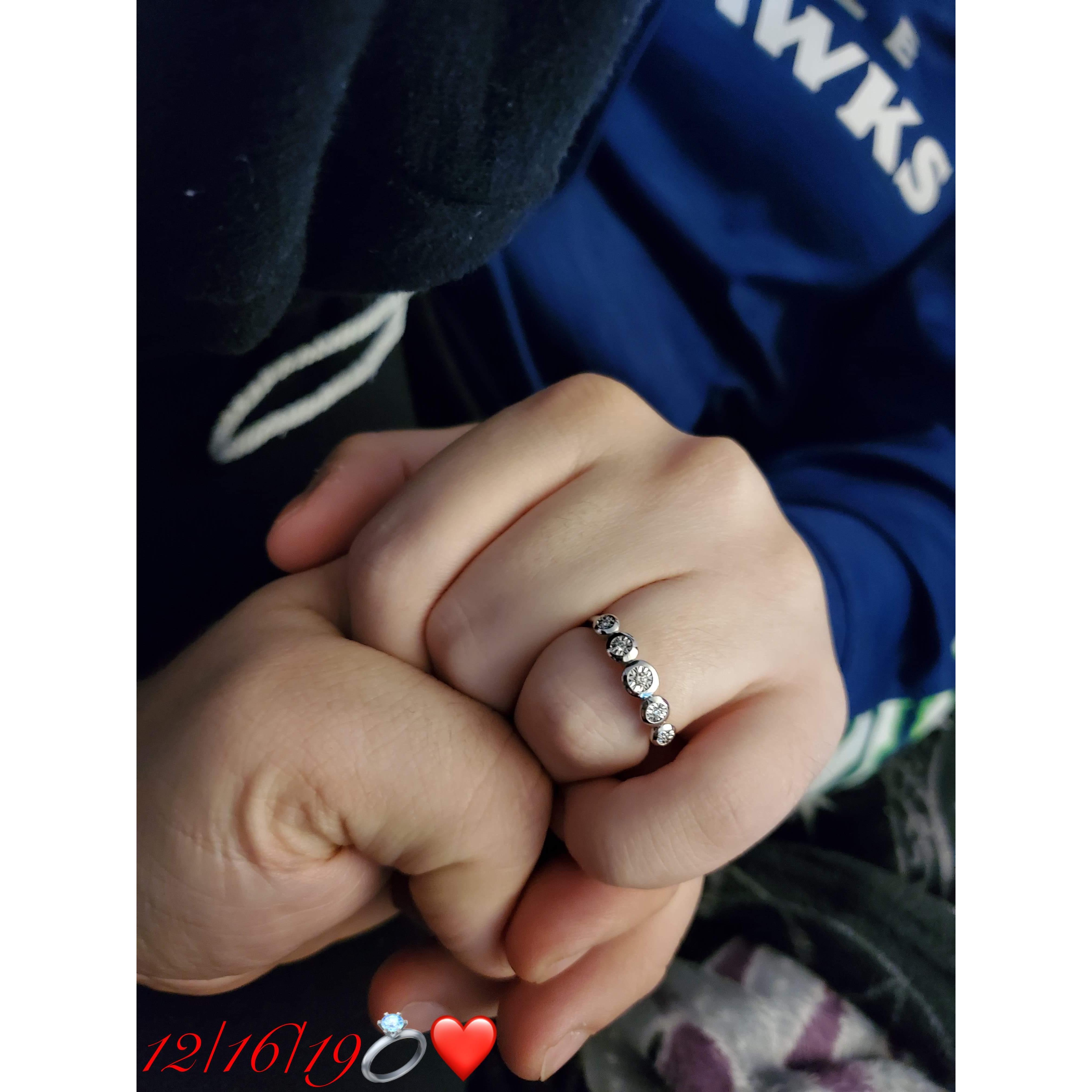 She said yes!