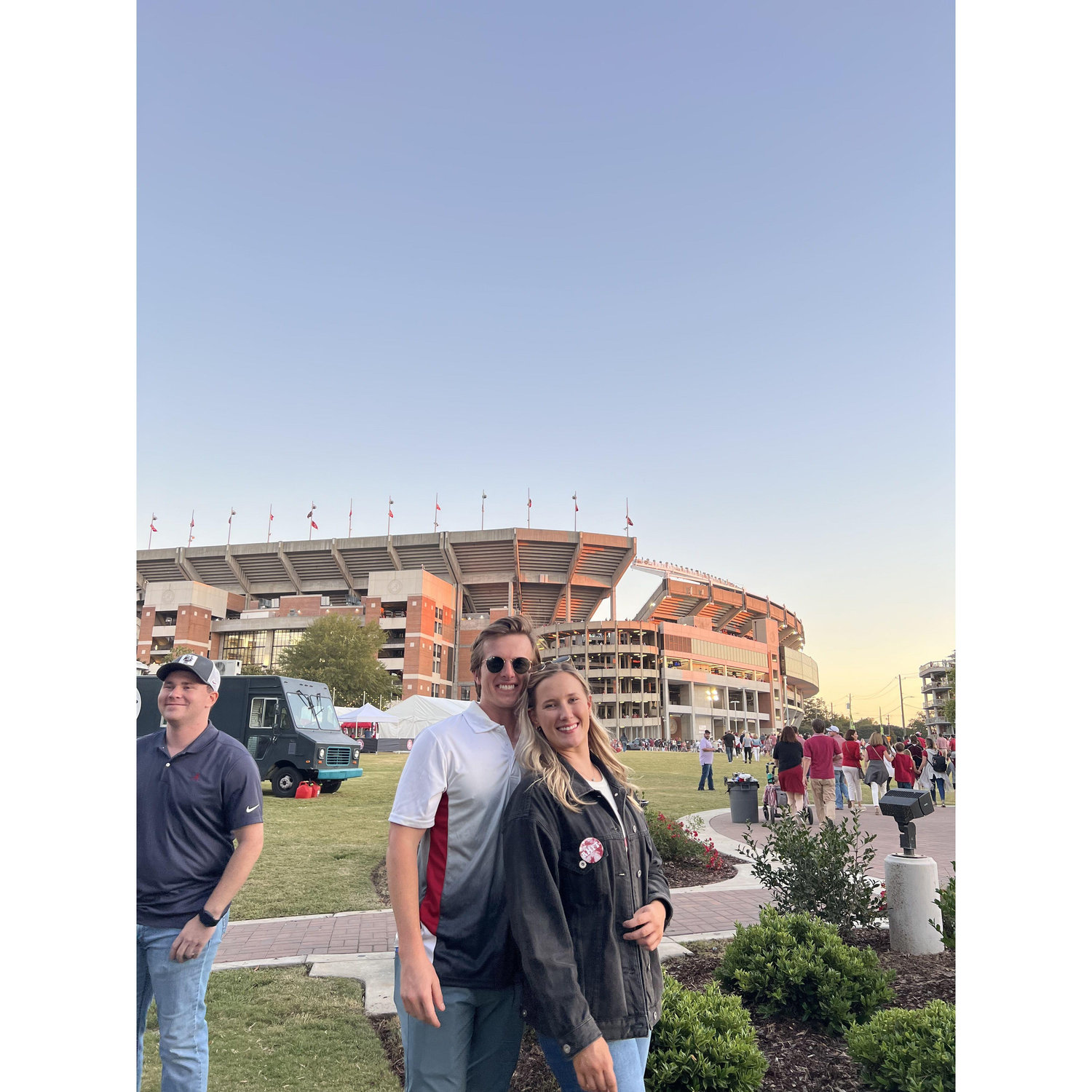 Lacie's first time in Tuscaloosa for a game!