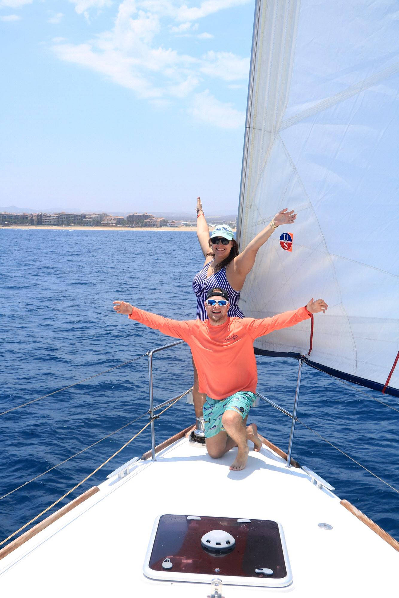 Sailing in Cabo San Lucas!
