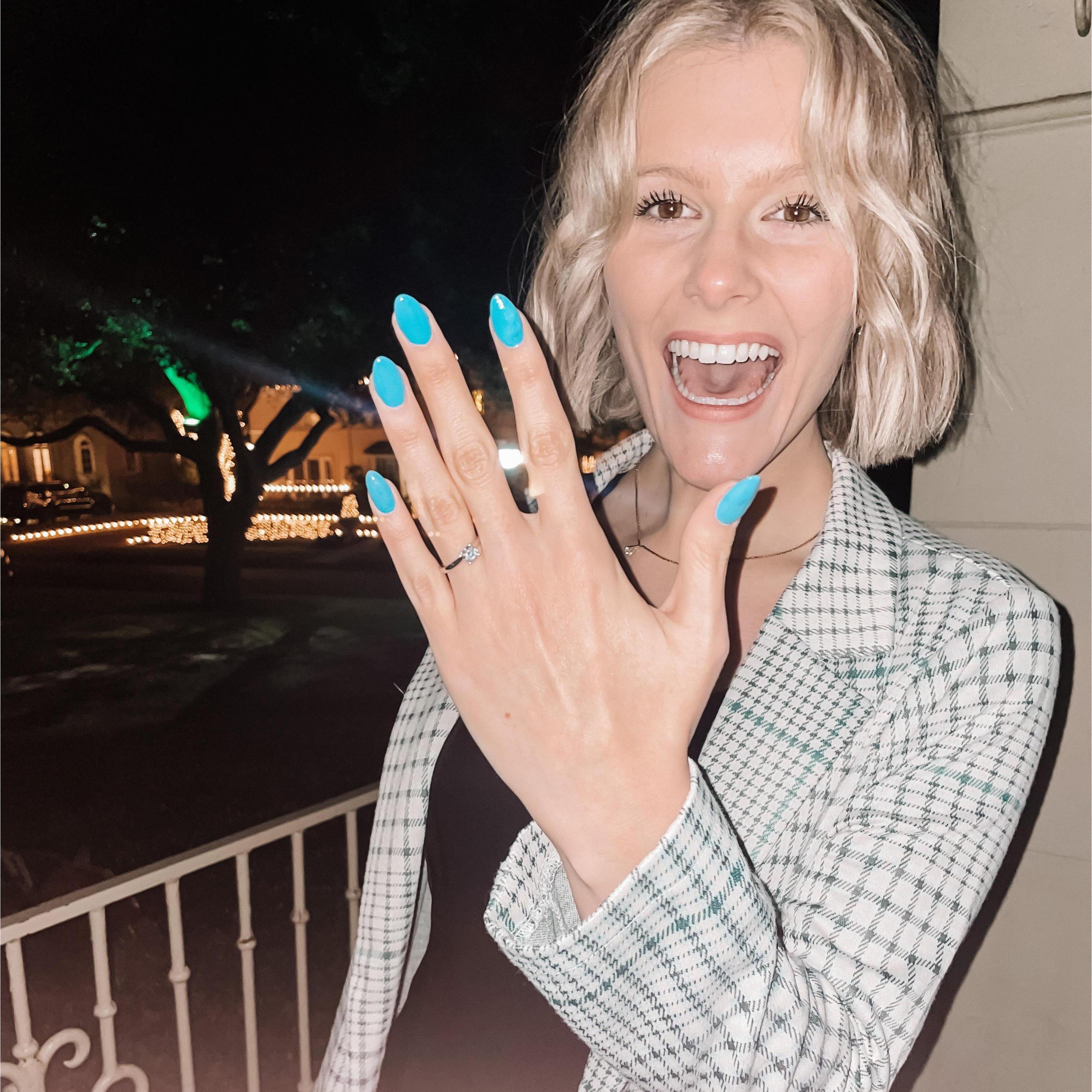 the night he proposed!