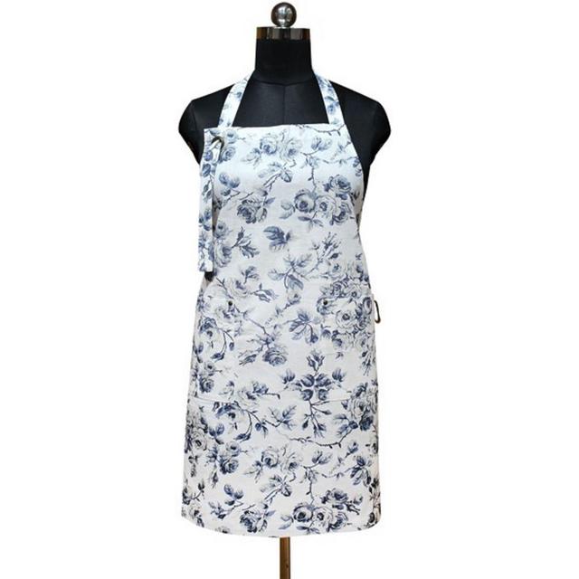 Bee & Willow™ Vintage Floral Apron in Grey