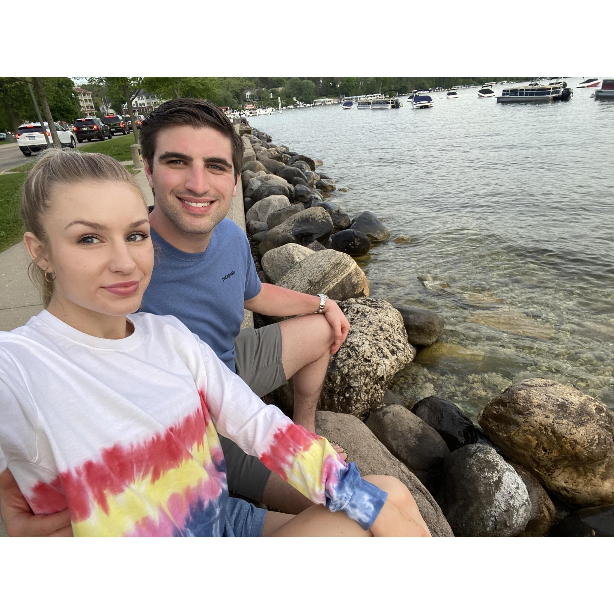 Weekend trip to Lake Geneva, Wisconsin.