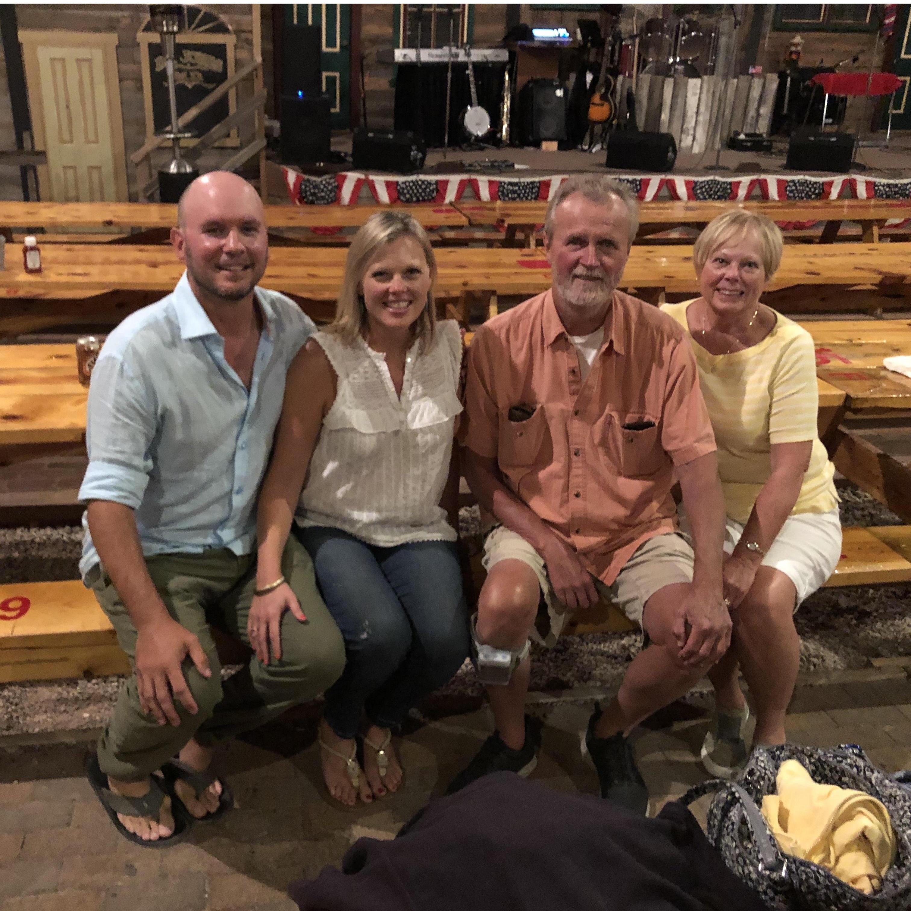 The Cwieka's first trip to the Chuckwagon in SD (the Jones family business)