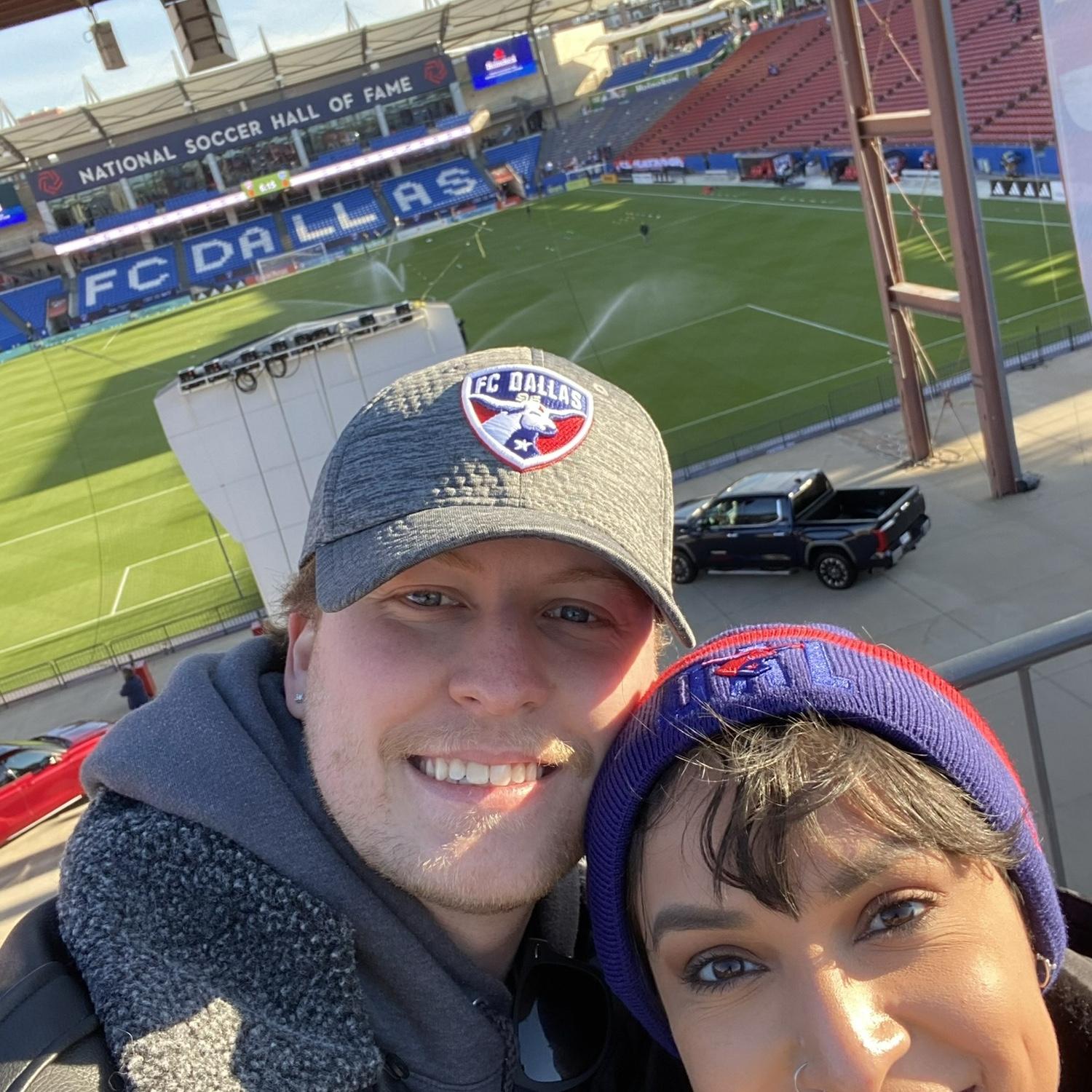 First FC Dallas Game 2023 and have been Season Ticket Holders ever Since