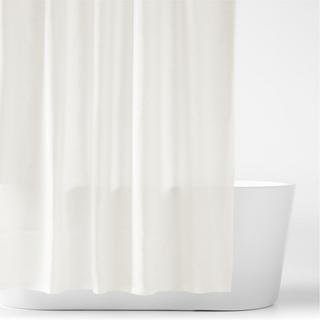 EuroFlax Linen Shower Curtain