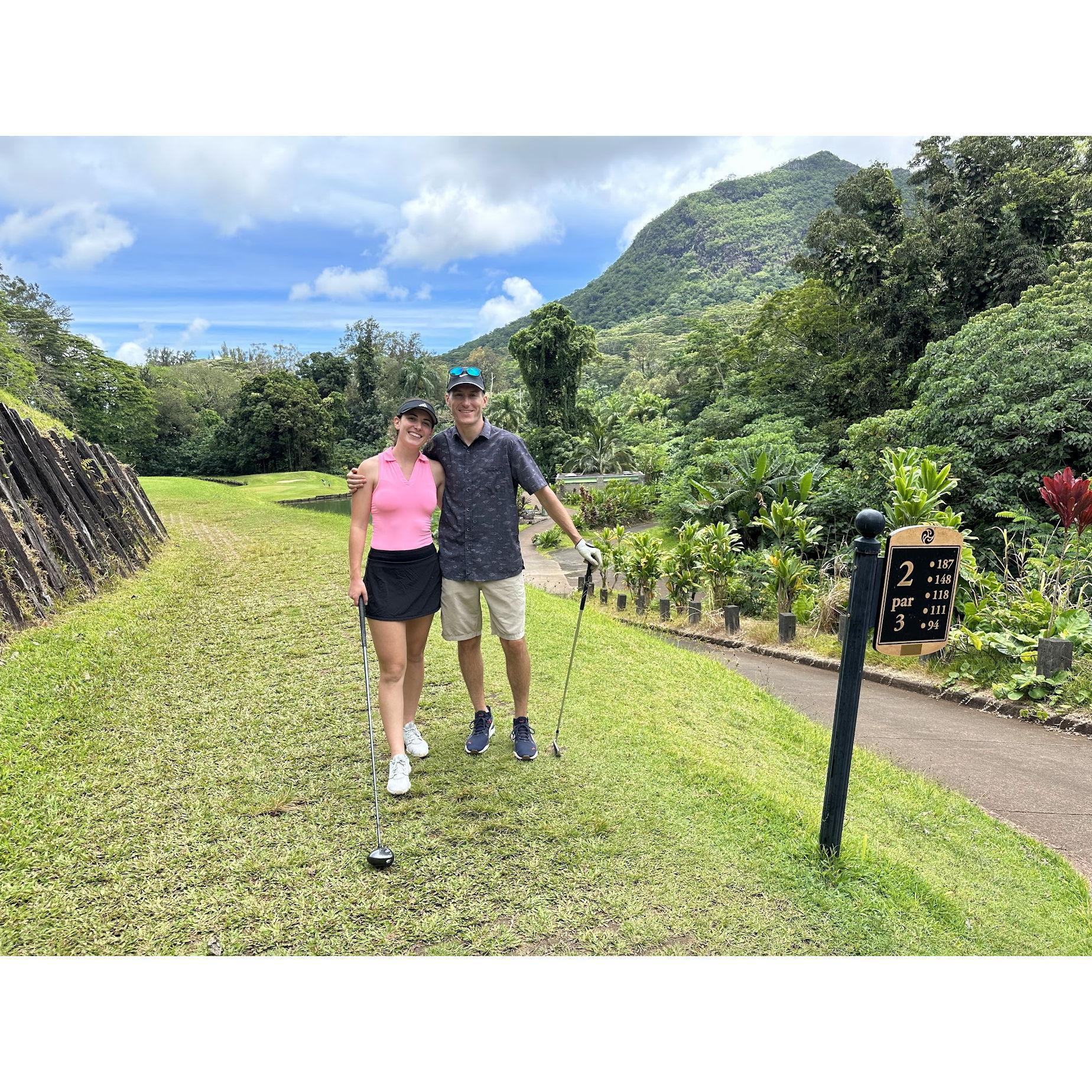 Royal Hawaiian Golf Club (lost about 20 balls on this course)