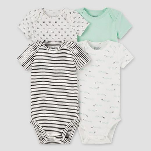Baby 4pk Bodysuits Mint - Precious Firsts™ Made by Carter's®