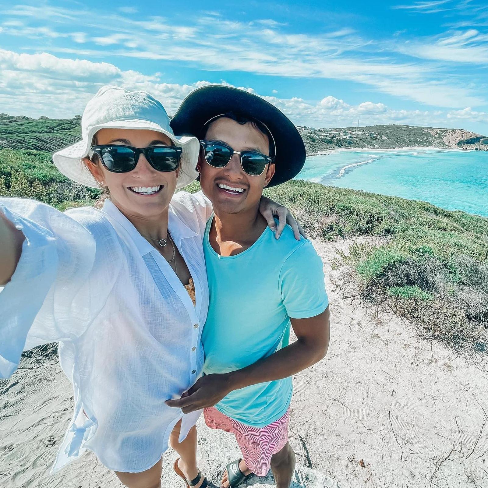 The last picture we took before John proposed!