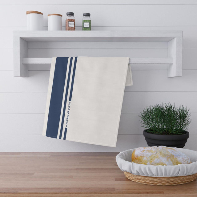 Mother Teresa Quote Tea Towel | Catholic Home Decor Cotton Twill