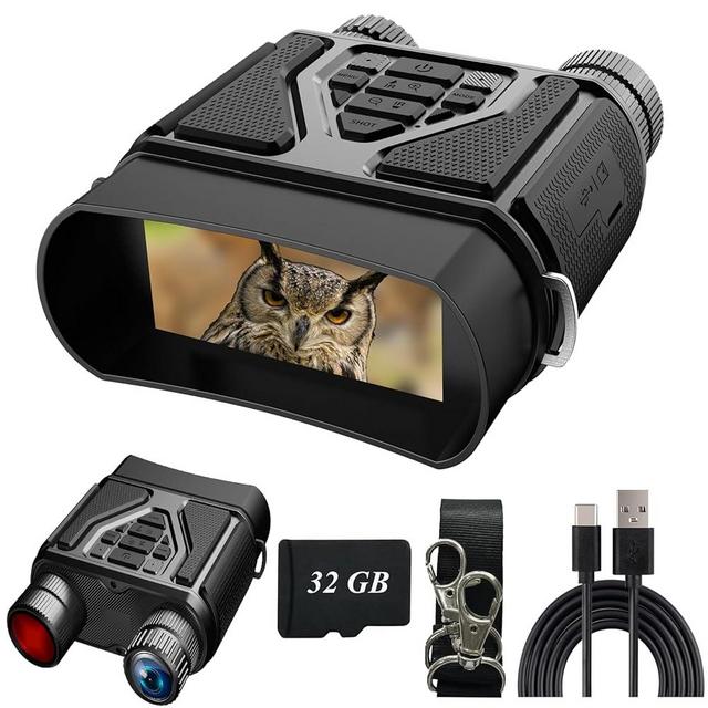 Night Vision Goggles - Night Vision Binoculars for Adults, Gifts for Men Him Husband Dad with 8X Zoom, 4000mAh Rechargeable Gear for Hunting & Camping