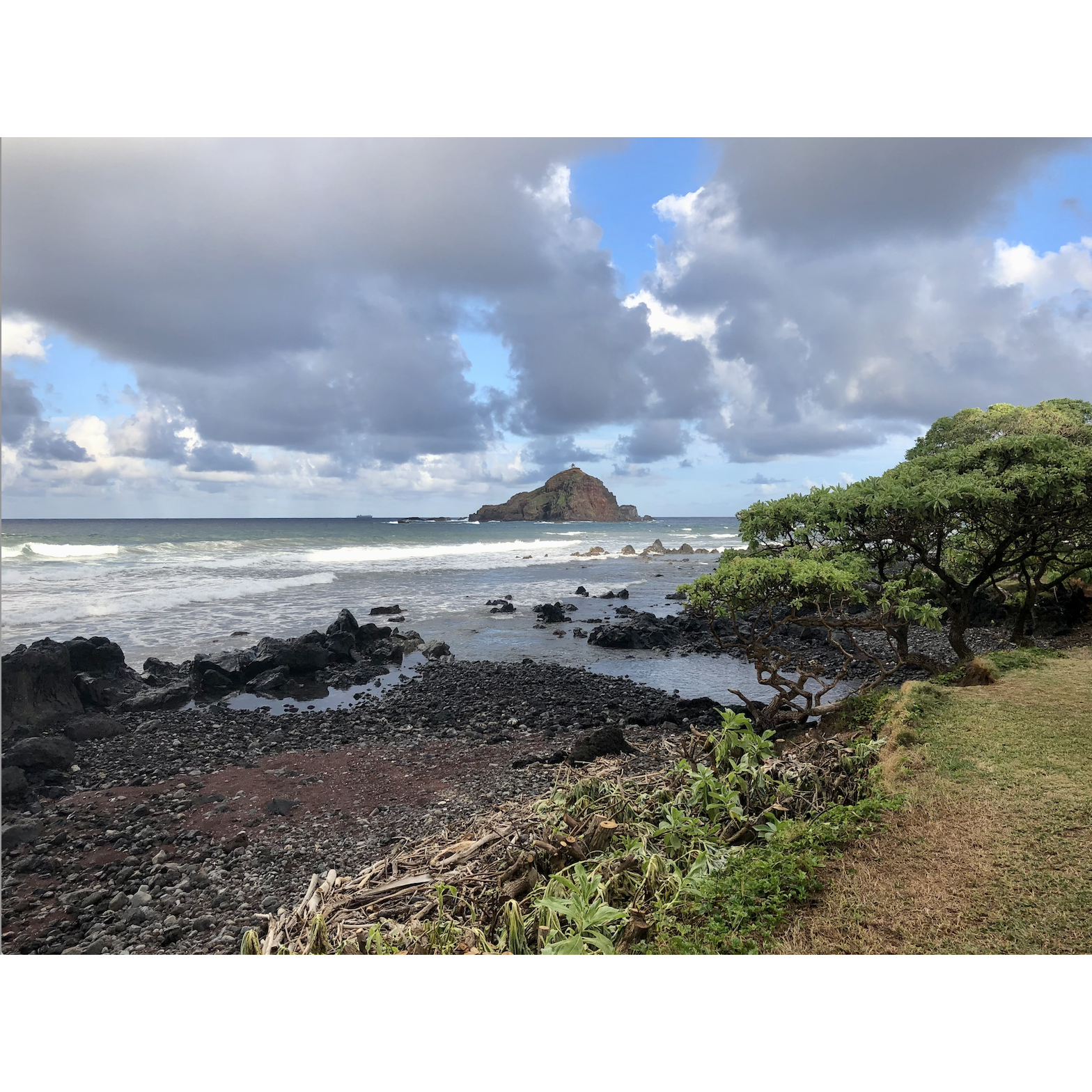 Koki Beach, a red sand beach we had to stop and see near Hana.
