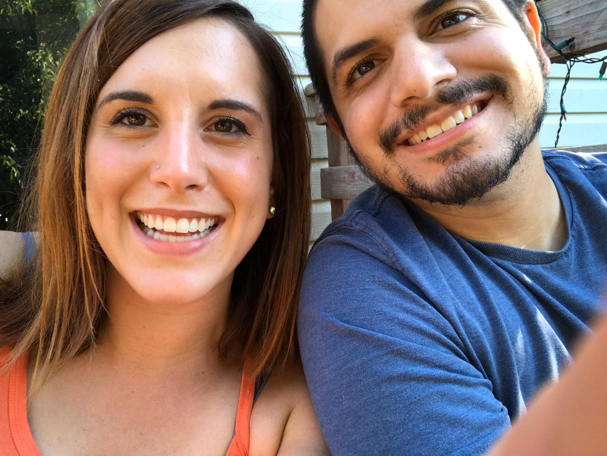 Our first picture together circa 2016