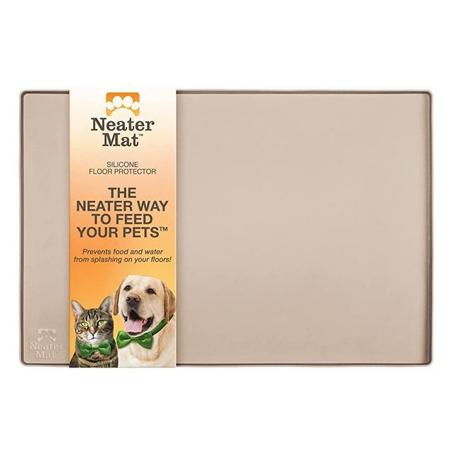 Neater Pet Brands Neater Mat - Waterproof Silicone Pet Bowls Mat - Protect Floors from Food & Water