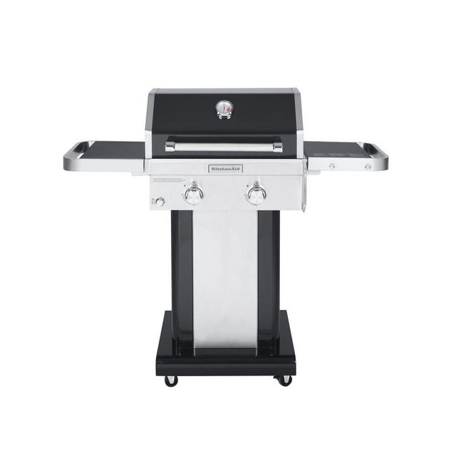 2-Burner Propane Gas Grill in Black