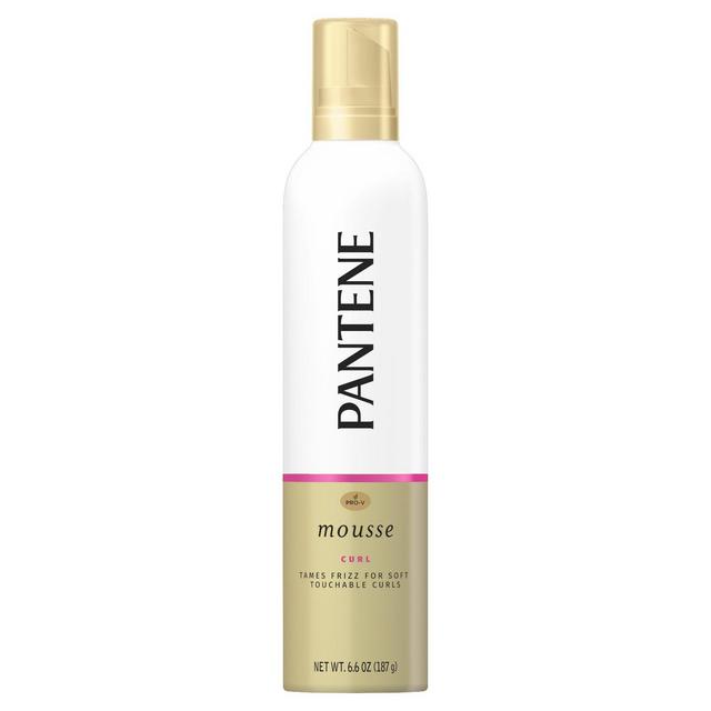 Pantene Pro-V Curl Mousse to Tame Frizz for Soft and Touchable Curls - 6.6oz