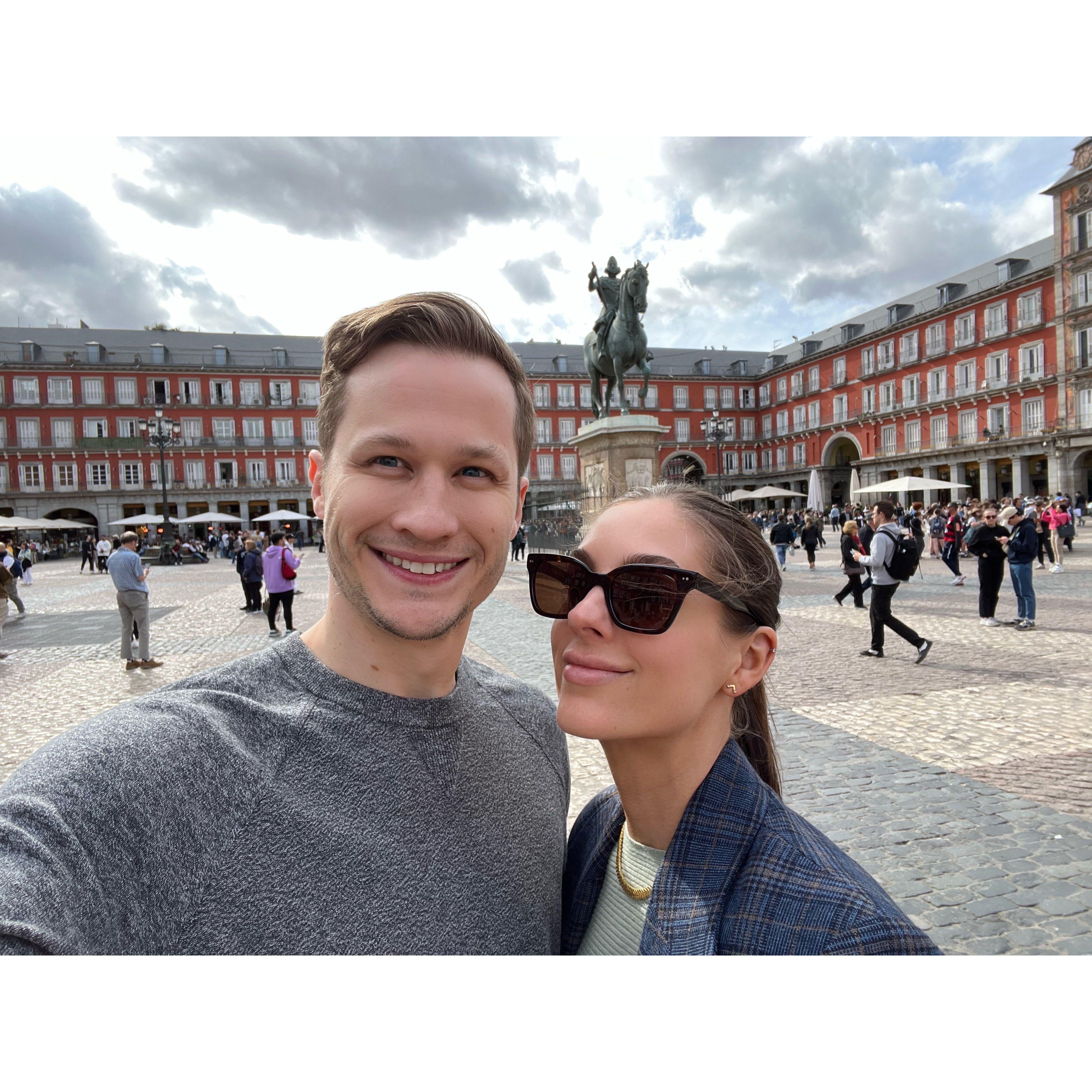 Madrid...two days before our FIRST wedding