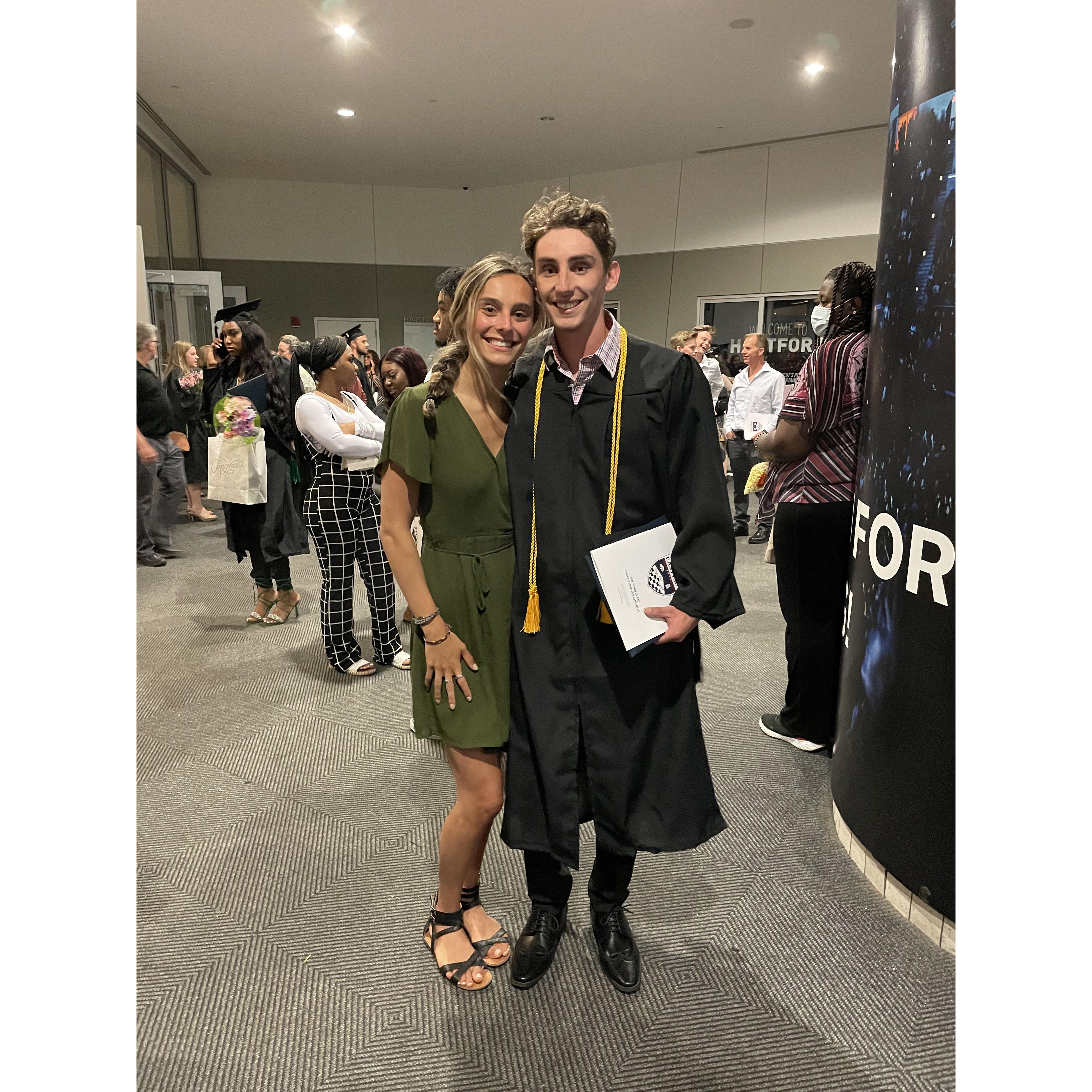Josh's college graduation 2022