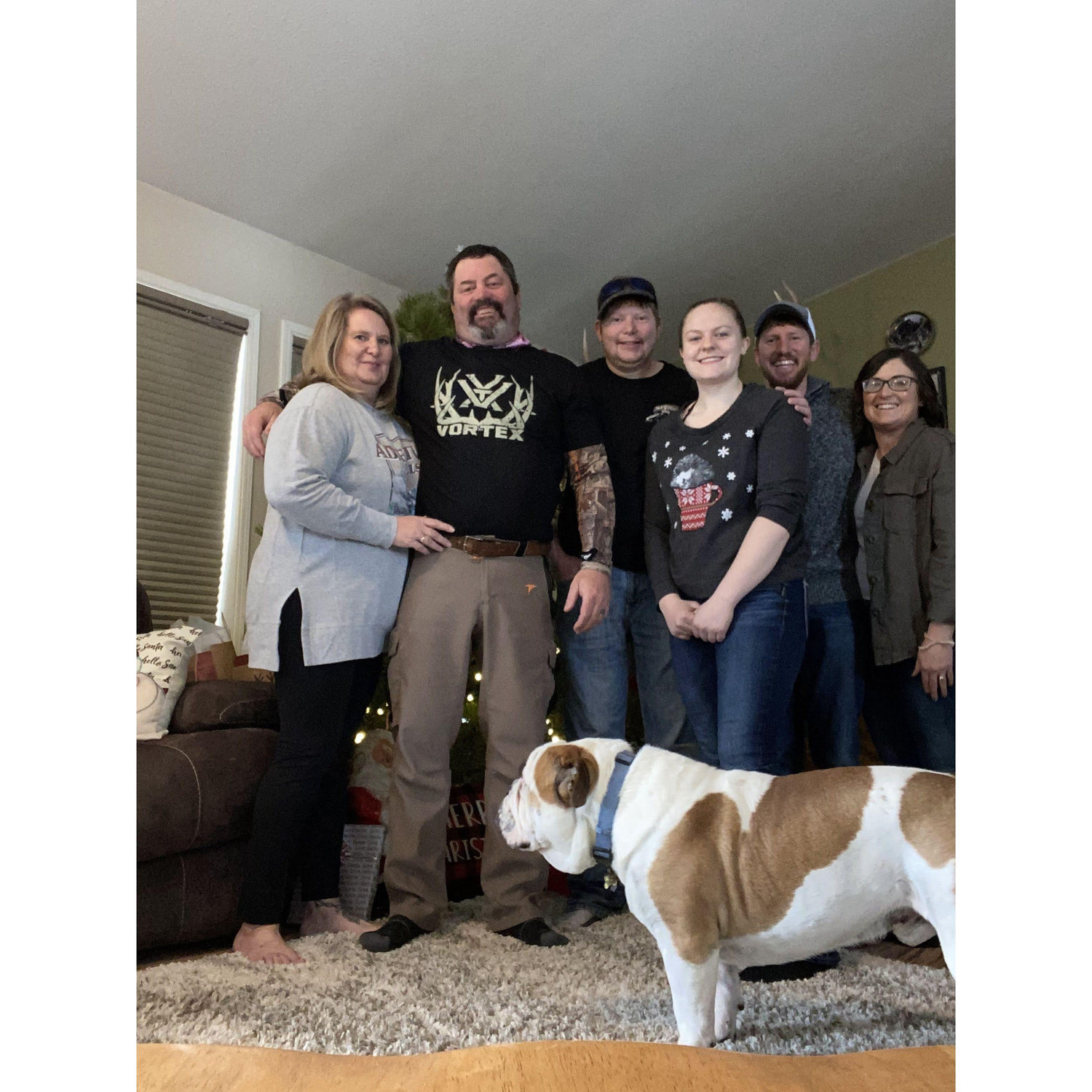 Christmas at the Hauf household before Baby H.