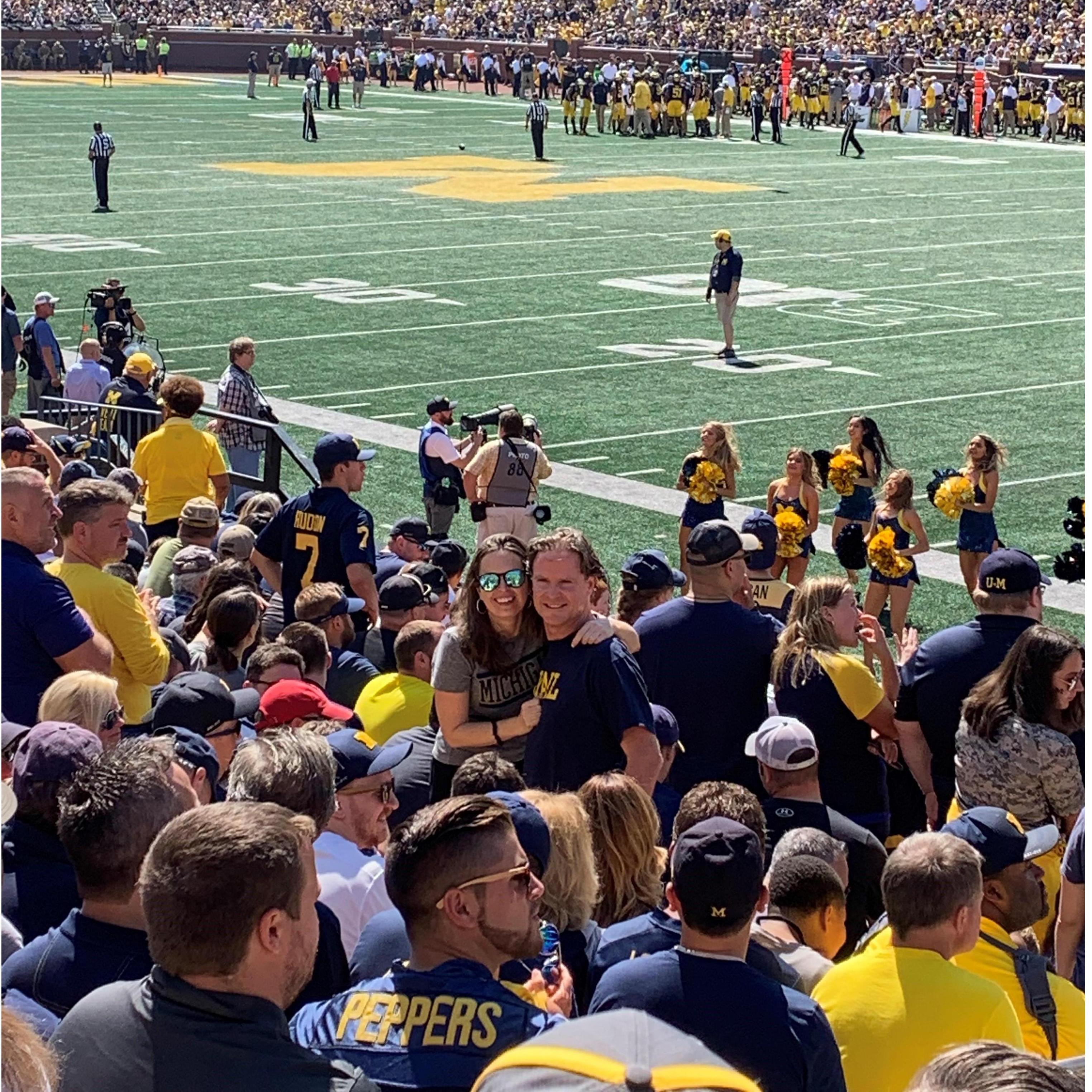 Darin's happy place.. Go Blue