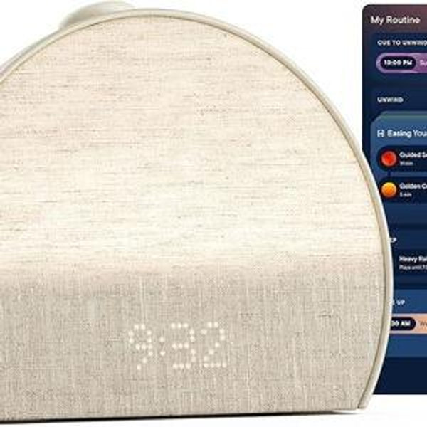 Hatch Restore 3 Sunrise Alarm Clock, Sound Machine, Smart Light (Putty) - White Noise, Screen-Free Sleep Routine