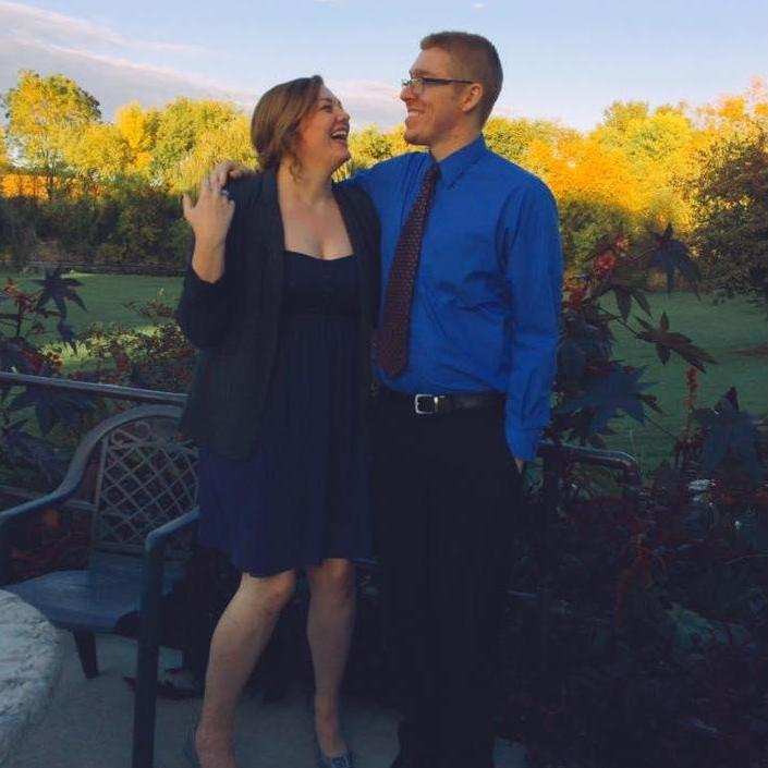Our first wedding as a couple - Liz & Dan Schielke, Oct. 2016.