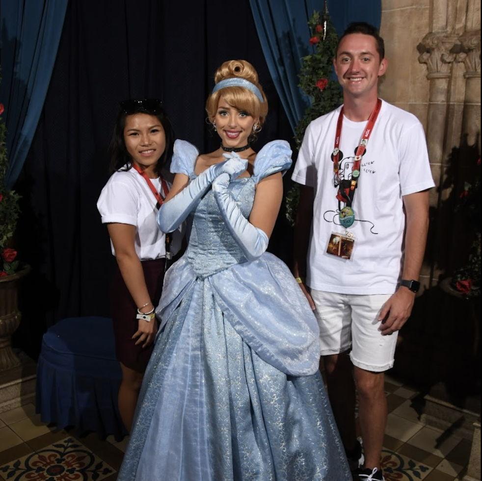 His first Disney trip